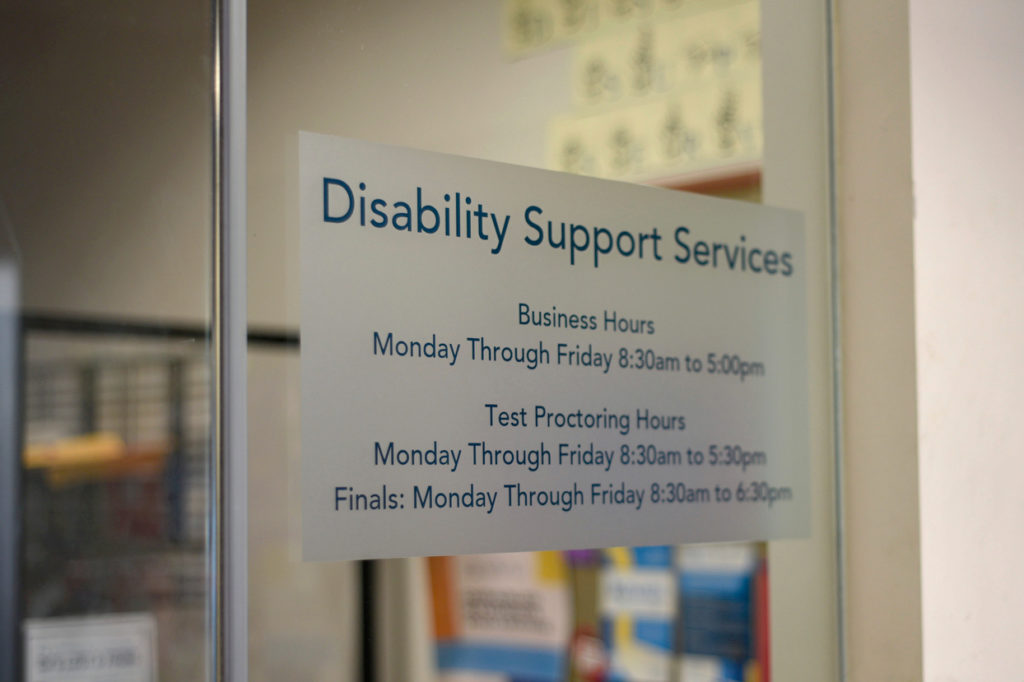 The Disability Support Services' location in Rome Hall.